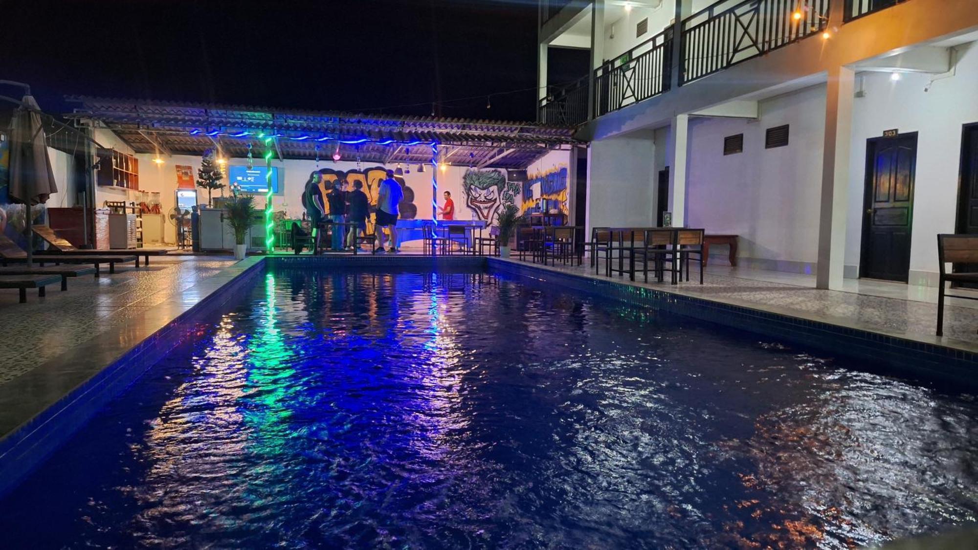 Vang Vieng Backpackers Hostel Kültér fotó
