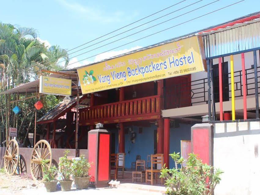 Vang Vieng Backpackers Hostel Kültér fotó